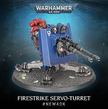 Space Marines Firestrike Servo-Turret 48-52